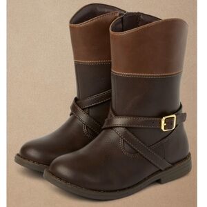 Gymboree Tall Buckle Brown Boots